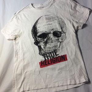 True Religion 2002 Punk Tour Graphic T shirt Large
